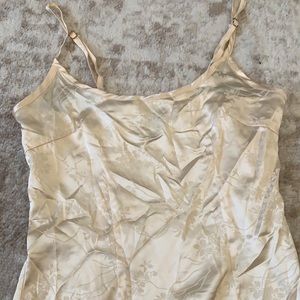 Oh Polly satin yellow summer spring tank dress